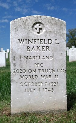 PFC Winfield L Baker 