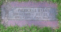 Patrick J Keane 