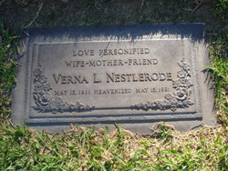 Verna Laura <I>Reeves</I> Nestlerode 