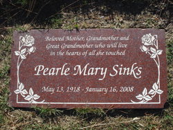 Mary Pearl <I>Sivell</I> Sinks 