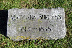 Mary Ann <I>Adams</I> Burgess 