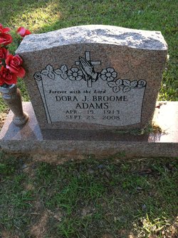 Dora Jewell <I>Broome</I> Adams 