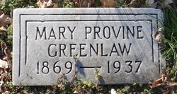 Mary Rains <I>Provine</I> Greenlaw 