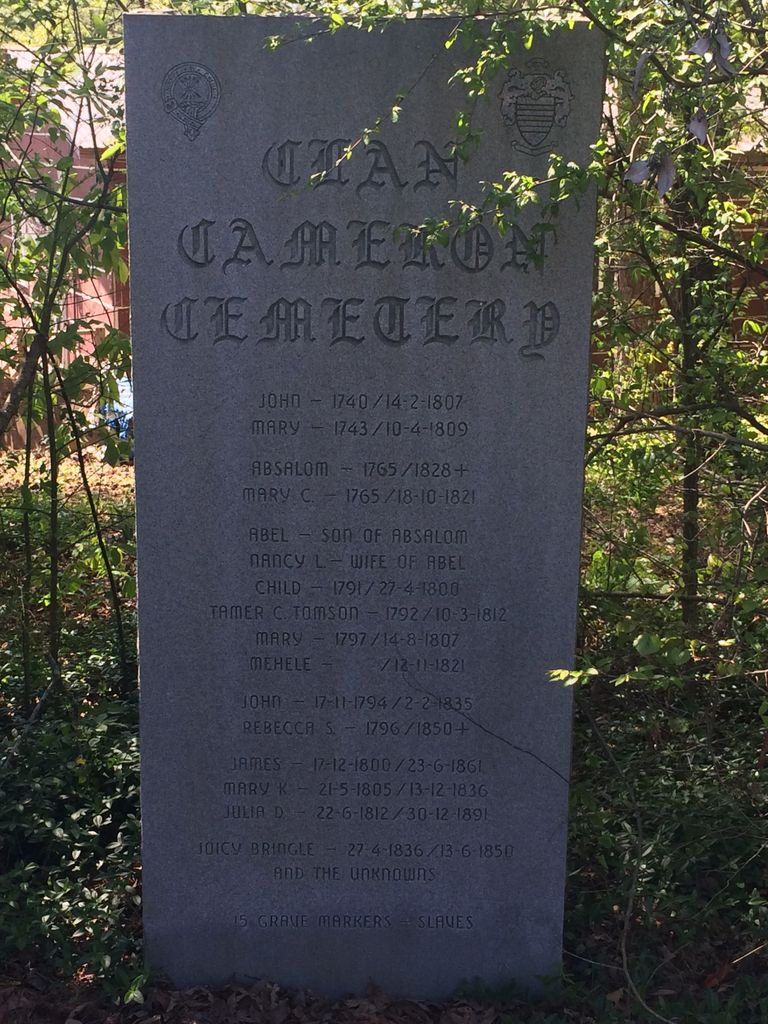 Cameron Family Cemetery