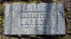 Margaret Electa <I>Taplin</I> Larson 