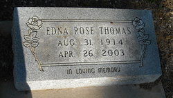 Edna Rose <I>McClure</I> Thomas 