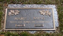 Mamie Leona <I>Self</I> Baird 
