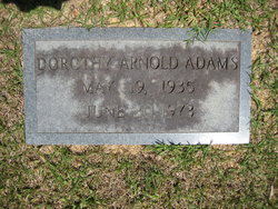 Dorothy <I>Arnold</I> Adams 