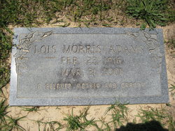 Lois <I>Morris</I> Adams 