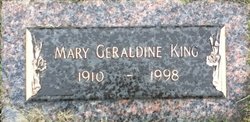 Mary Geraldine <I>Waldron</I> King 