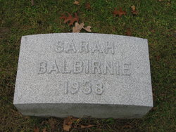 Sarah <I>Watson</I> Balbirnie 