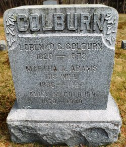 Martha Ann <I>Adams</I> Colburn 