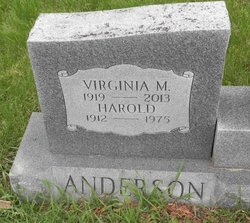 Virginia May “Gin” <I>Osgood</I> Anderson 