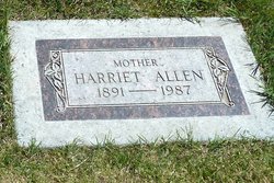 Harriet R <I>Gangwish</I> Allen 