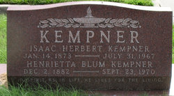 Henrietta Leonora <I>Blum</I> Kempner 