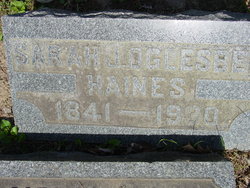 Sarah Jane <I>Oglesbee</I> Haines 