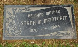 Sarah Margaret “Maggie” <I>Hendrix</I> McInturff 