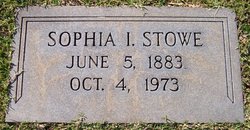Sophia Elizabeth <I>Isenhour</I> Stowe 
