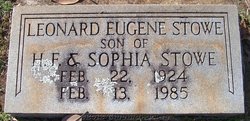 Leonard Eugene Stowe 