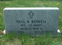Private First Class Paul Kenneth Bowen 