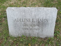 Adeline E. <I>Boyer</I> Hahn 