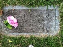 Sarah Emogene “Aunt Gene” <I>Peters</I> Lawrence 
