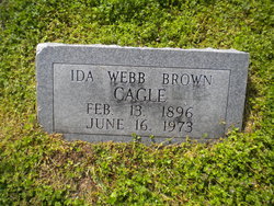 Ida V. <I>Newton</I> Web Brown Cagle 