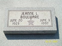 Jeanne Louise <I>Bradney</I> Boulware 
