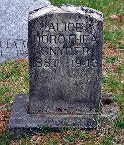 Alice Dorothea Snyder 