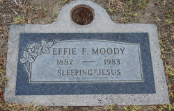 Effie Florence <I>Cooper</I> Moody 