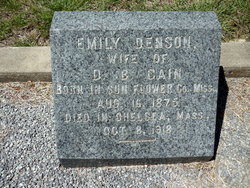 Emily <I>Denson</I> Cain 