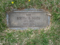 Bertha B. <I>Walsh</I> Boyer 
