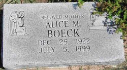 Alice Marie <I>Johnson</I> Boeck 