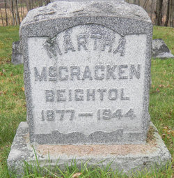 Martha “Mattie” <I>Perrine</I> McCracken Beightol 