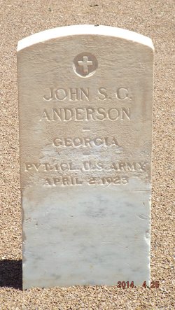 Pvt John S G Anderson 