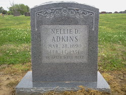 Nellie Dellafair <I>Loyd</I> Adkins 