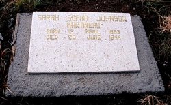Sarah Sophia <I>Johnson</I> Martineau 