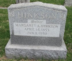 Margaret Anna <I>Davis</I> Hinkson 