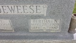 Bertha Mae <I>Nations</I> Deweese 