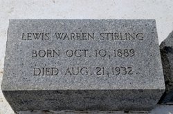 Lewis Warren Stirling 