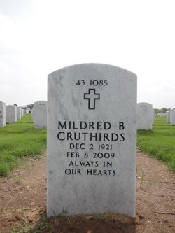 Mildred Marie <I>Barge</I> Cruthirds 
