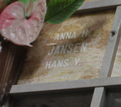 Anna H. <I>Luchinsan</I> Jansen 