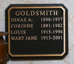Mary Jane <I>Isaacs</I> Goldsmith 