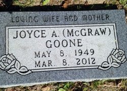 Joyce A <I>McGraw</I> Goone 