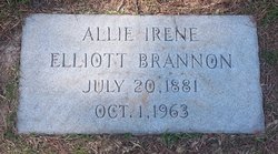 Allie Irene <I>Elliott</I> Brannon 
