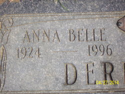 Anna Belle <I>Graves</I> Derflinger 