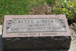 Betty Louise <I>Ness</I> Beck 