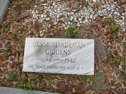 Jesse Hardeman Giddens 