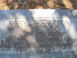 Mary Jefferson <I>Vanderford</I> Buie 
