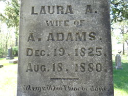 Laura A <I>Slocum</I> Adams 